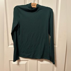 Green turtle neck